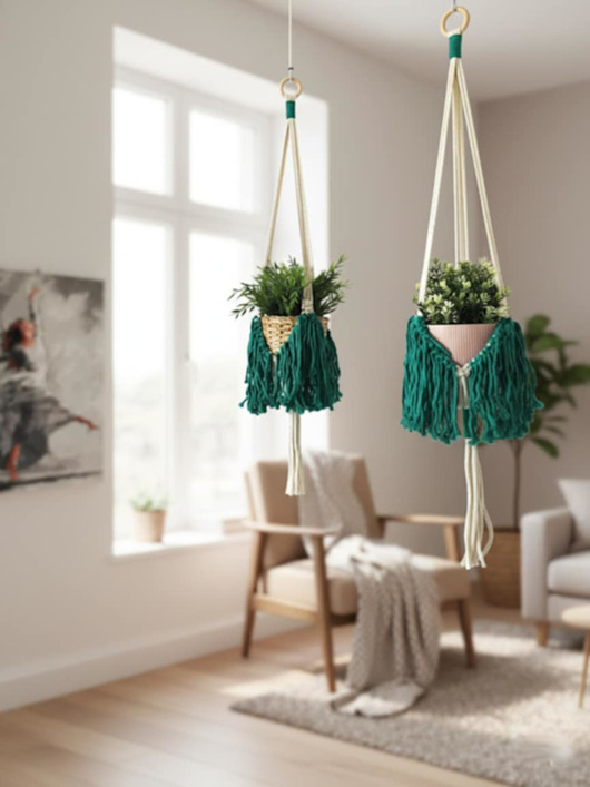 kwietniki Kwietniki makrama 2 szt. zestaw limitowany mkw082