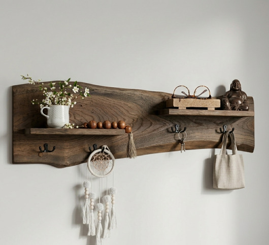 wieszaki Wieszak ścienny stary dąb