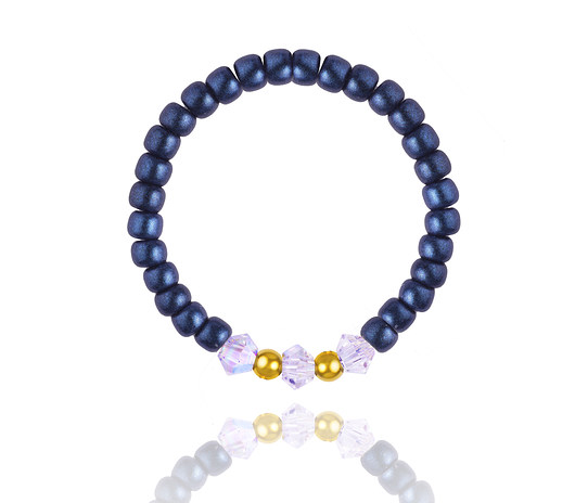 pierścionki elastyczne Pierścionek z kryształkami Swarovski