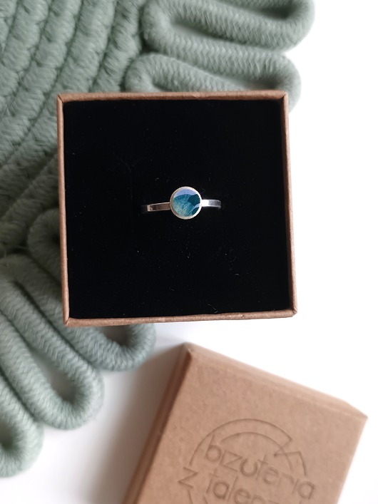 pierścionki - różne Pierścionek Włocławek srebrny