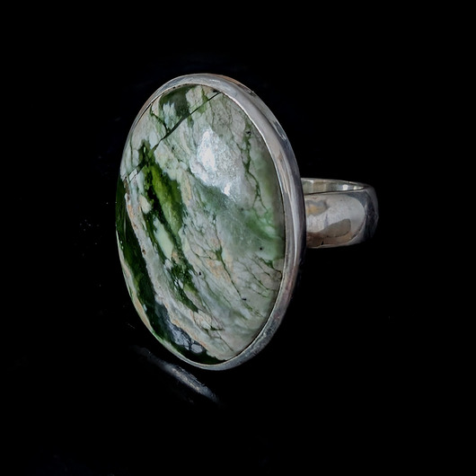 pierścionki srebrne Pierścionek chalcedon chromowy