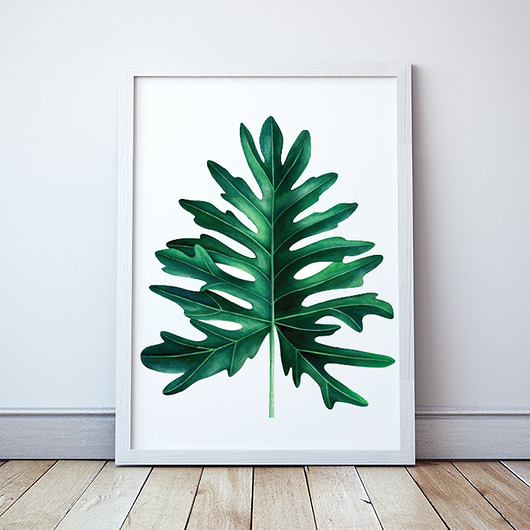 Plakat Motywy Roślinne Liść 3 Wallie Studio Dekoracji