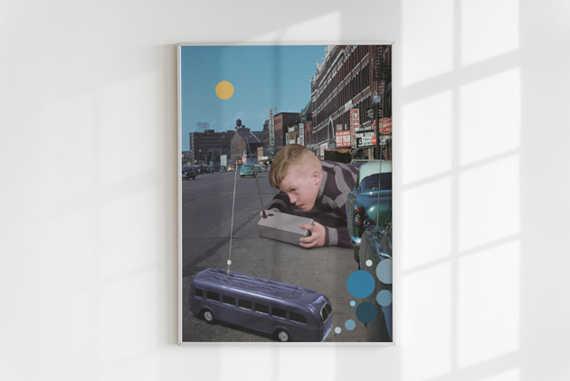 plakaty Plakat "Włączenie do ruchu" (kolaż)