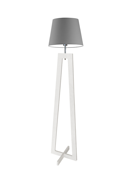Drewniana lampa podłogowa KOS LYSNE