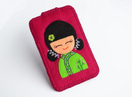 Etui iphone  4 Orient Girl  Tulis