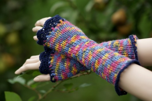 Rękawiczki  &quot; COLORFULL Melange &quot; HERBE DESIGN