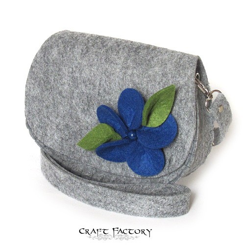 Spring Bloom in Deep Blue - mała listonoszka Craft Factory
