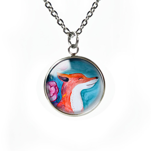 wisiory FOX naszyjnik