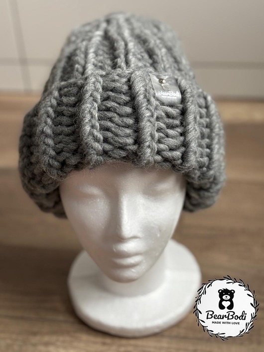 czapki damskie Beanie handmade