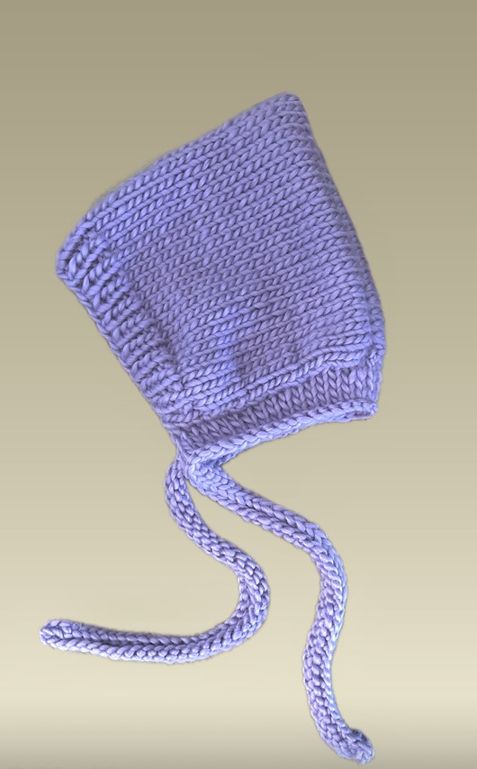 czapki damskie Kaptur Polly Merino Lawenda