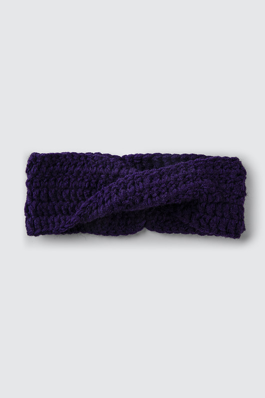 Opaska z węzłem z wełny merynosa handmade HisOutfit