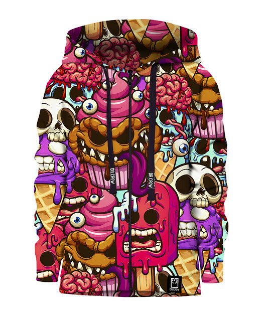 bluzy dla dziewczynki Bluza Zamek Dziewczynka DR.CROW Dessert Monsters