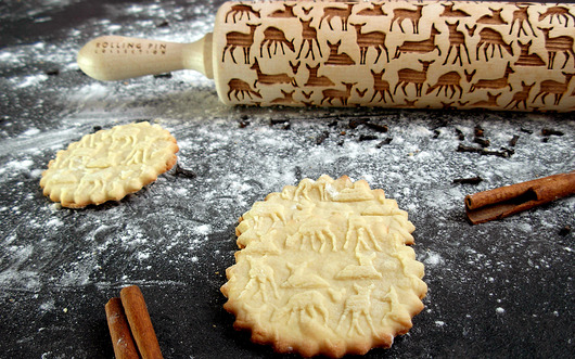sarenki- wałek grawerowany do ciastek Rolling Pin Collection
