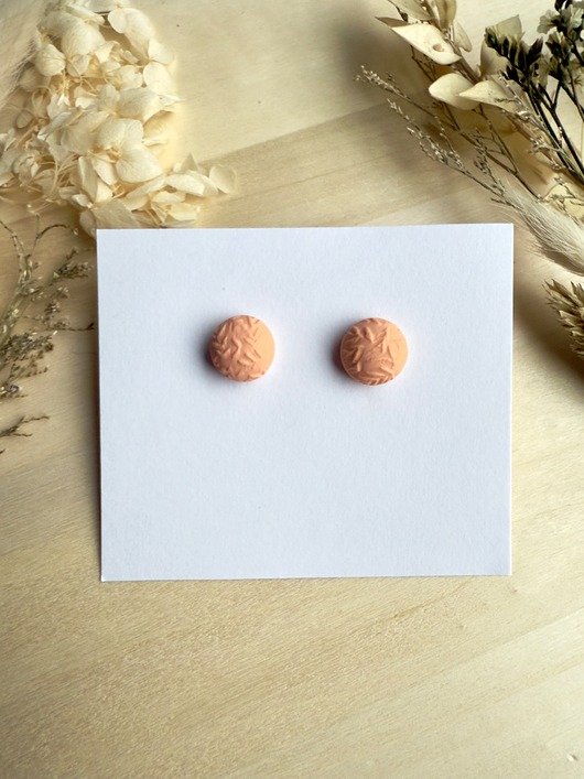 kolczyki z masy plastycznej Kolczyki 3D Kule Roślinne