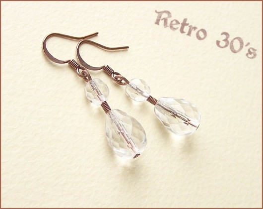 Cristal Orika - z kolekcji  Retro 30&#039;s zielona oliwka