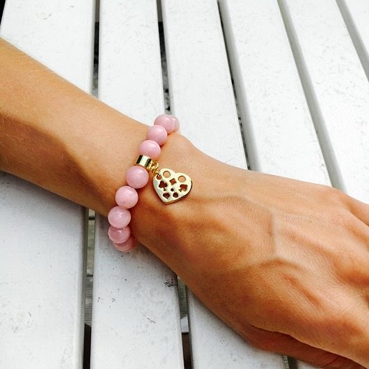 Bransoletka Pink Heart labonita