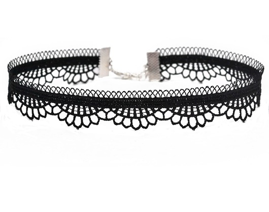 Choker -naszyjnik czarna koronka 21mm ZOKO STORE