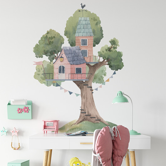 Naklejka "DOMEK NA DRZEWIE 4" Make My Wall 