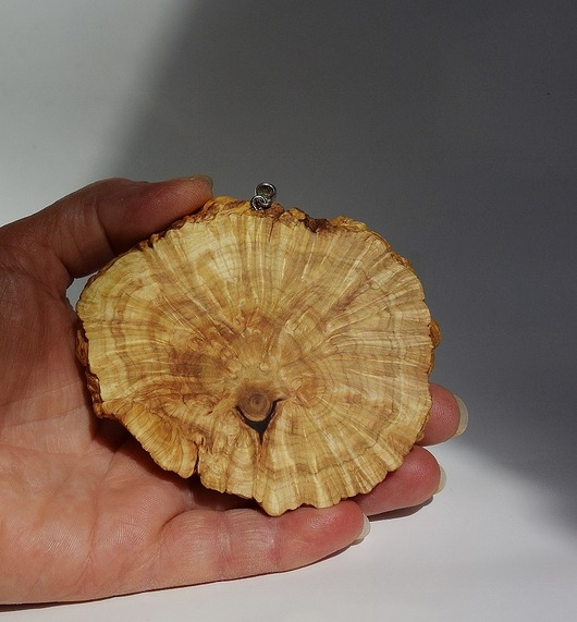 wisiory Duży drewniany wisior