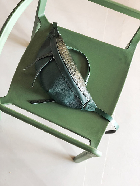 saszetka nerka Duża skórzana Nerka Torebka na ramię Ina Bag