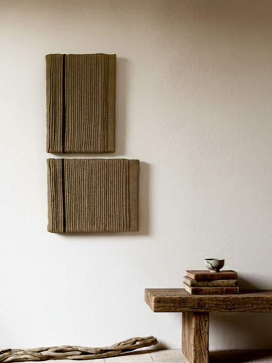 obrazy Obraz strukturalny Jute Road- zestaw 2