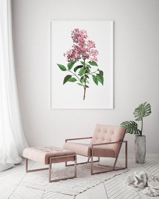 Plakat Lila vintage  HOG STUDIO