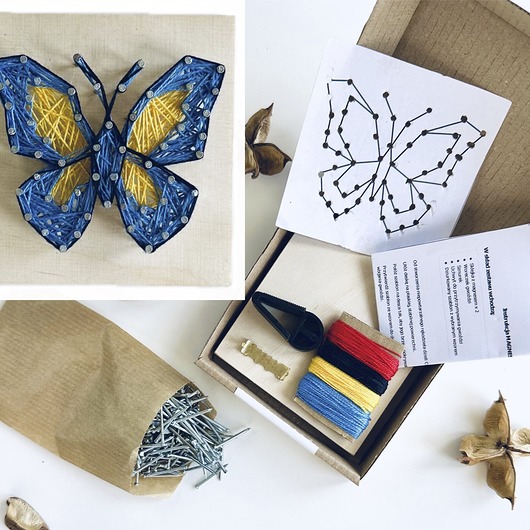 obrazy i plakaty do pokoju dziecięcego XS String Art BOX