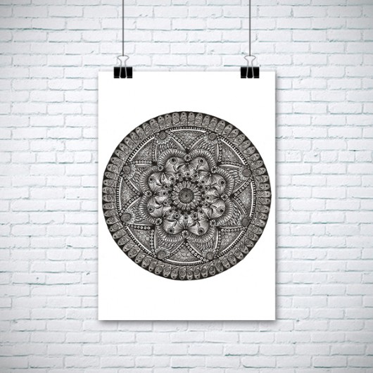 Plakat, Mandala Malgorzata Domanska
