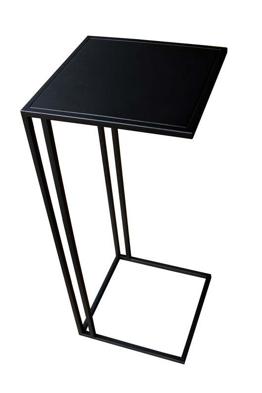 stoliki kawowe Stolik pomocniczy KORFU, 60 cm CZARNY
