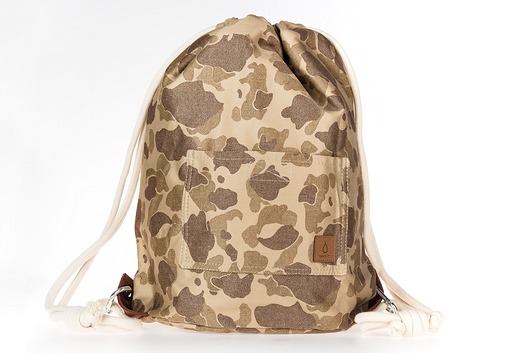 "BEIGE AND MORO" dwustronny plecak SACK IT! SACK IT