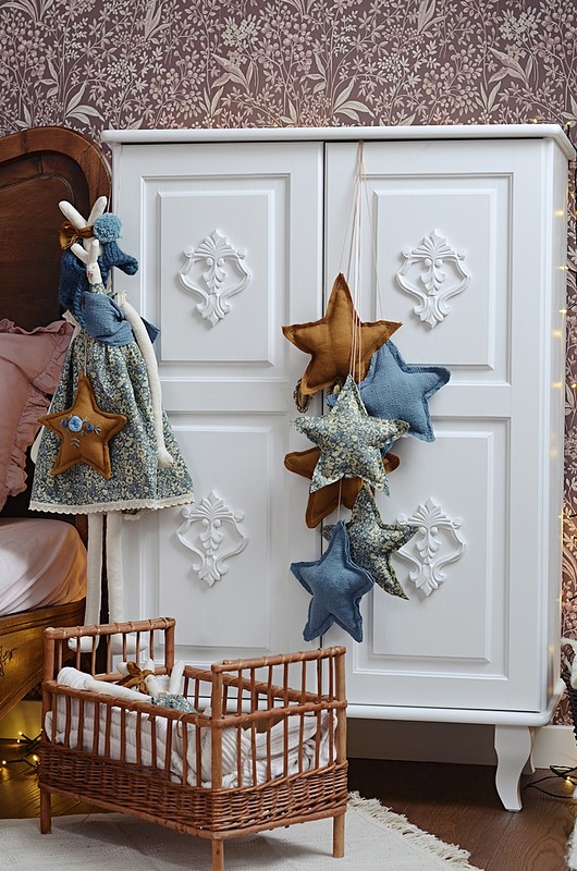 Girlanda zawieszka z gwiazdek PROJEKT INDYWIDUALNY Vintage Garden