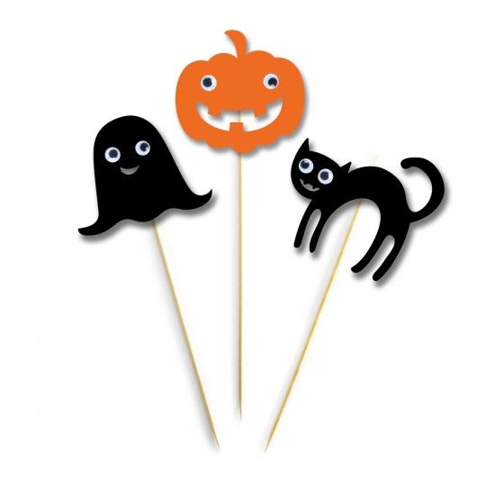 Kształty na patyku HALLOWEEN Wiewiórka i Spółka