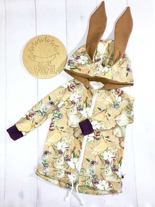 Bluza rosnąca królik -zaczarowany las FuFu Handmade
