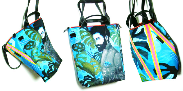 1787 art MIMA bag UNI & Marcin Painta print MIMAbags