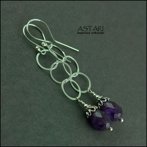 AMETYST W SREBRZE Astari