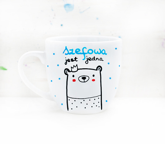 Szefowa jest jedna - kubek porcelanowy miamilu