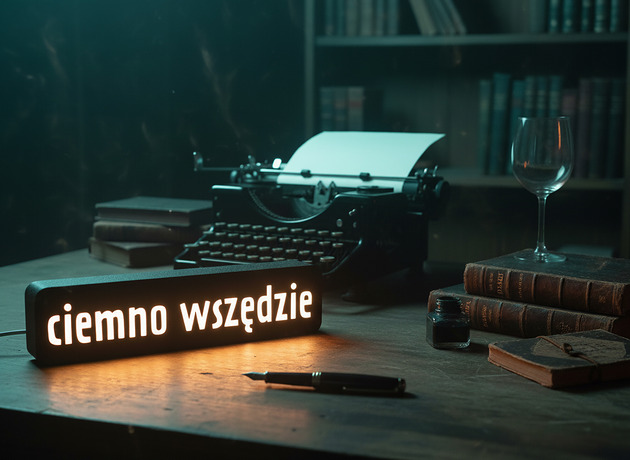 dekoracje świetlne Lampa CIEMNO WSZĘDZIE 
