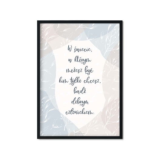 Plakat Motywacja Dzieci Sentencja Napis Love The Journey