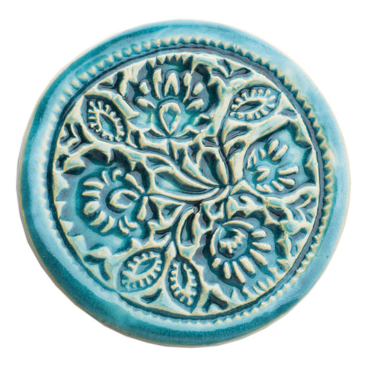 Dwie ceramiczne podkładki pod kubek Ceramika SPK