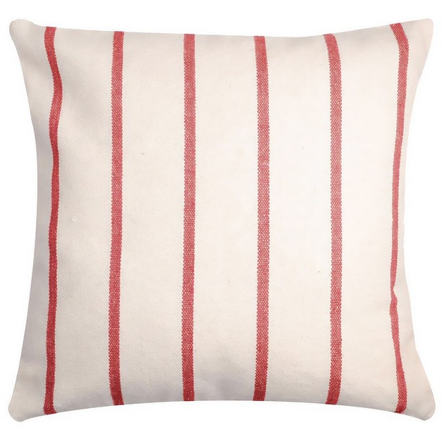 poduszki i narzuty Poduszka dekoracyjna w paski 50x50 cm RIGHE pomarańczowa