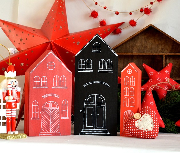 pokój dziecka - różne 3 x domki drewniane