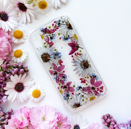etui na telefon Etui na telefon - fioletowa ramka
