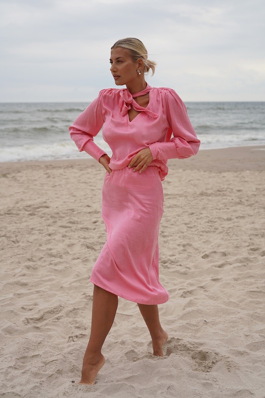 spódnice midi CS  - Spódnica Pink Pearl