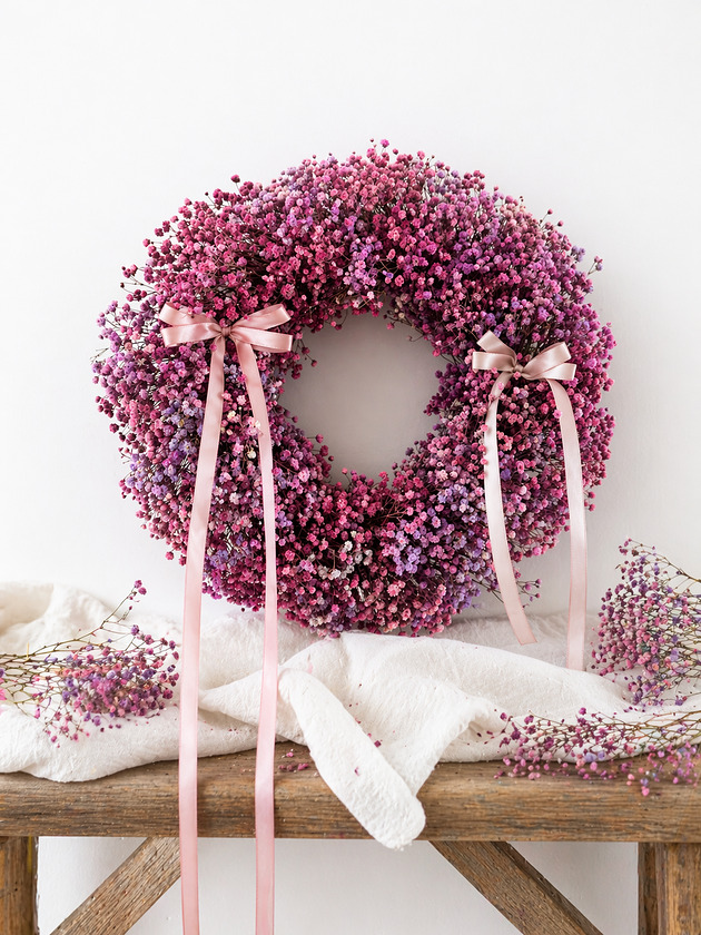 wianki Wianek z gipsówki stabilizowanej