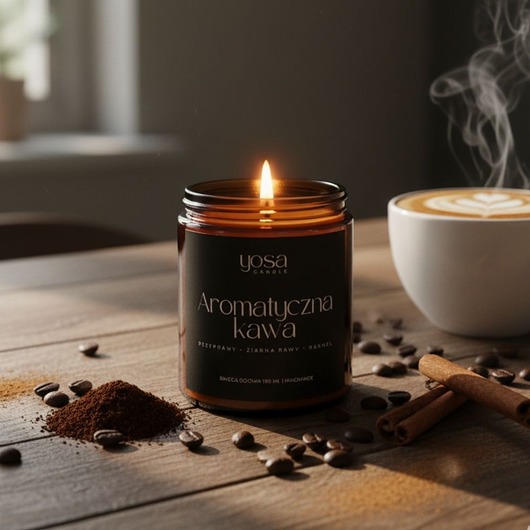 świece zapachowe Świeca Sojowa Aromatyczna Kawa