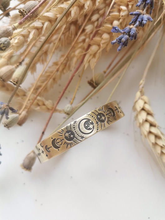 bransoletki złote Bransoletka MOON