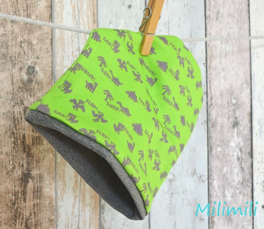 Czapka Bawełniana Jersey-Dino Jade Milimili
