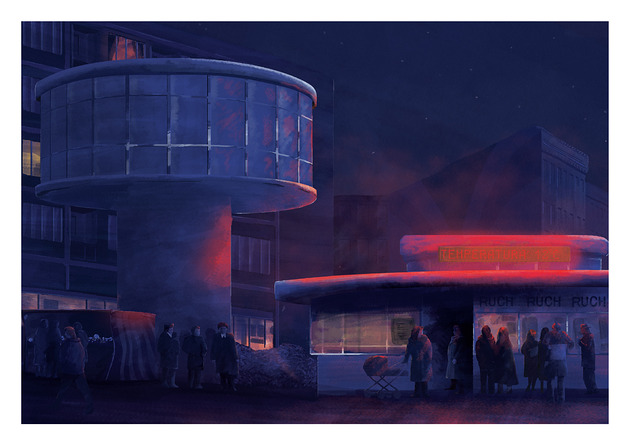 grafiki i ilustracje Grzybek - Szczecin
