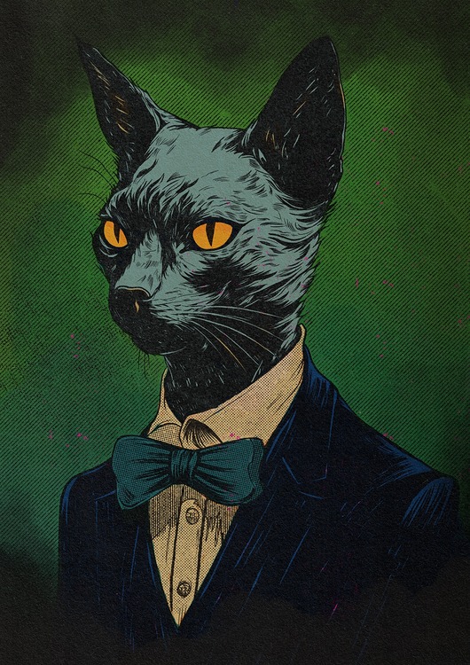 grafiki i ilustracje Mefisto