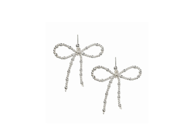 kolczyki srebrne Kolczyki  Kokardka srebro